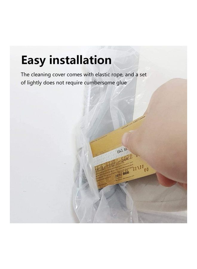 Waterproof Air Conditioner Cleaning Cover Clear - Image 5